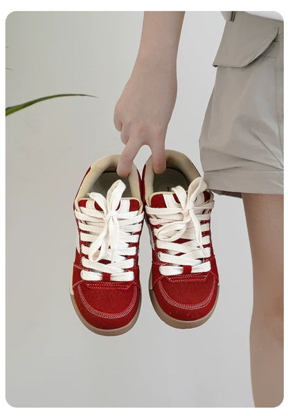 Crest Suede Court Sneakers