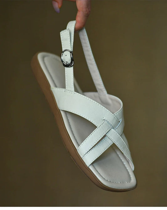 Ivory Petal Classic Cutout Sandals
