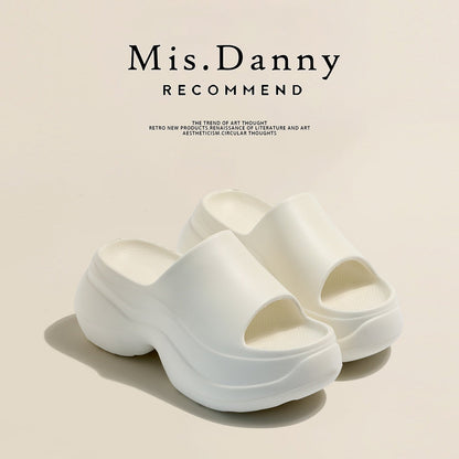 Chunky Sole Open-Toe Mules