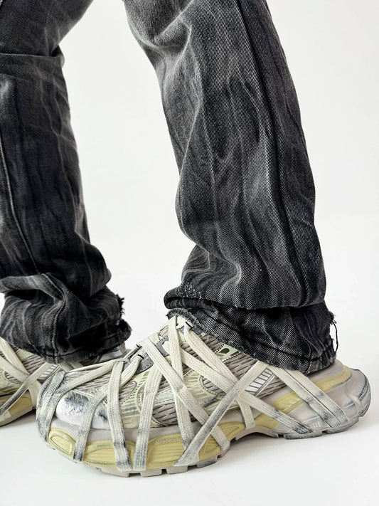 Decorative String Design Sporty Sneakers WN19108