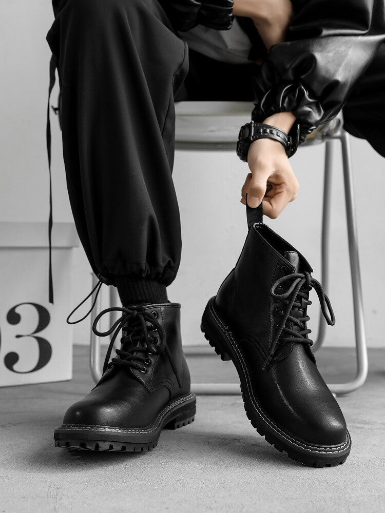 Lace-Up Ankle Boots