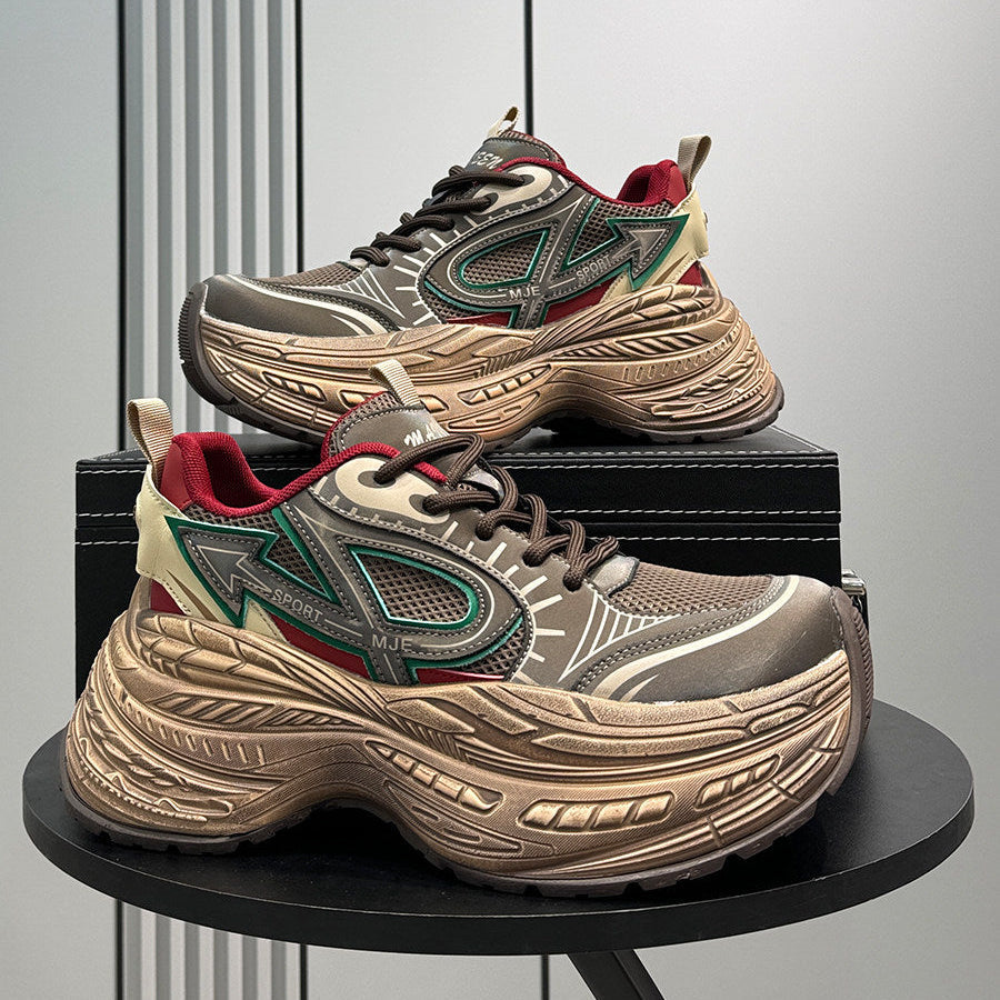 Mesh Thick Sole Sporty Sneakers