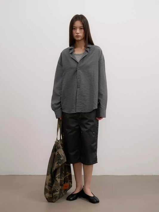 Glossy Faded Cargo Shorts