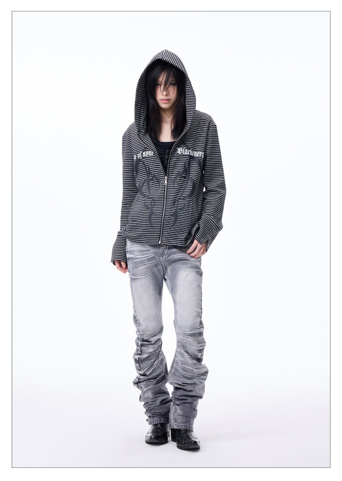 Washed Whiskers Slim Fit Skinny Jeans