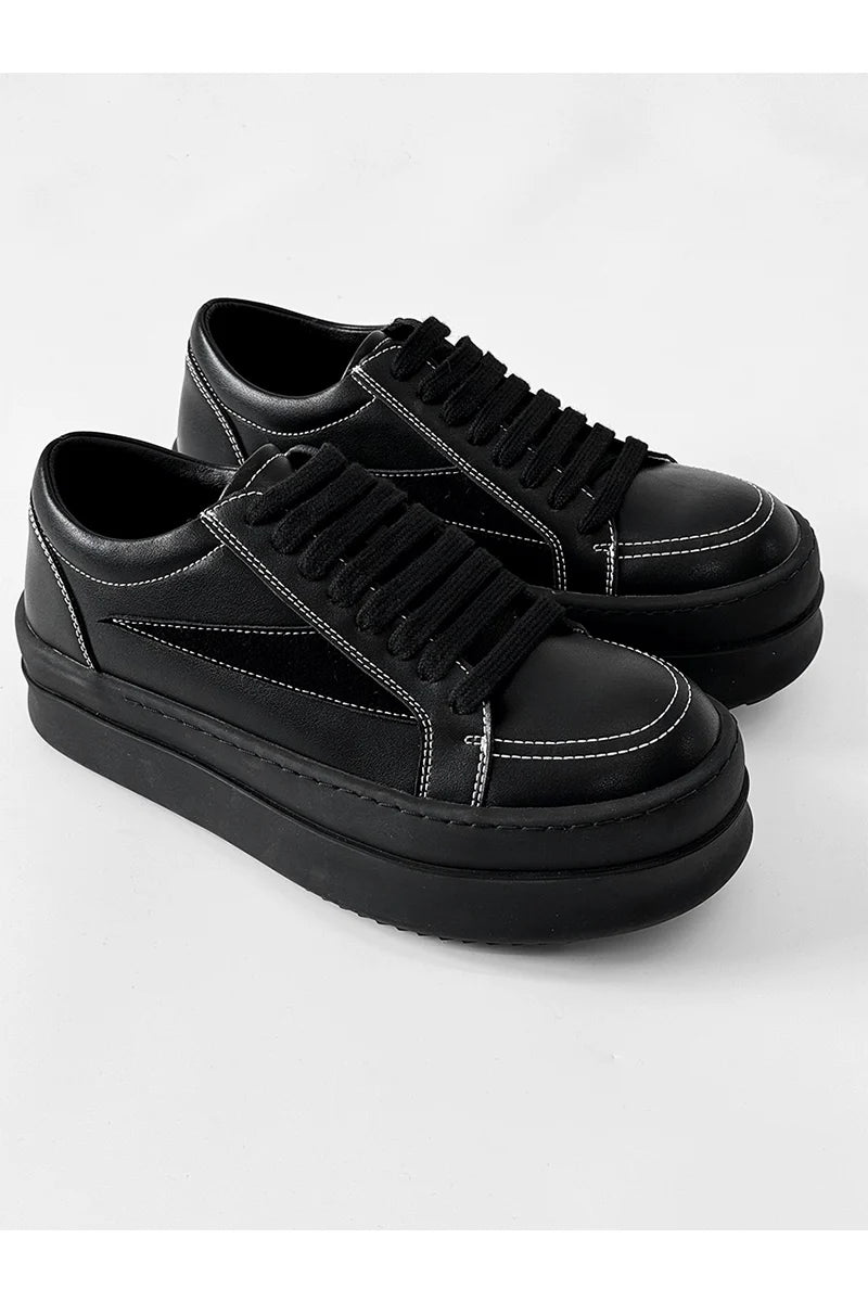 Chunky Elevated Sole Platform Sneakers
