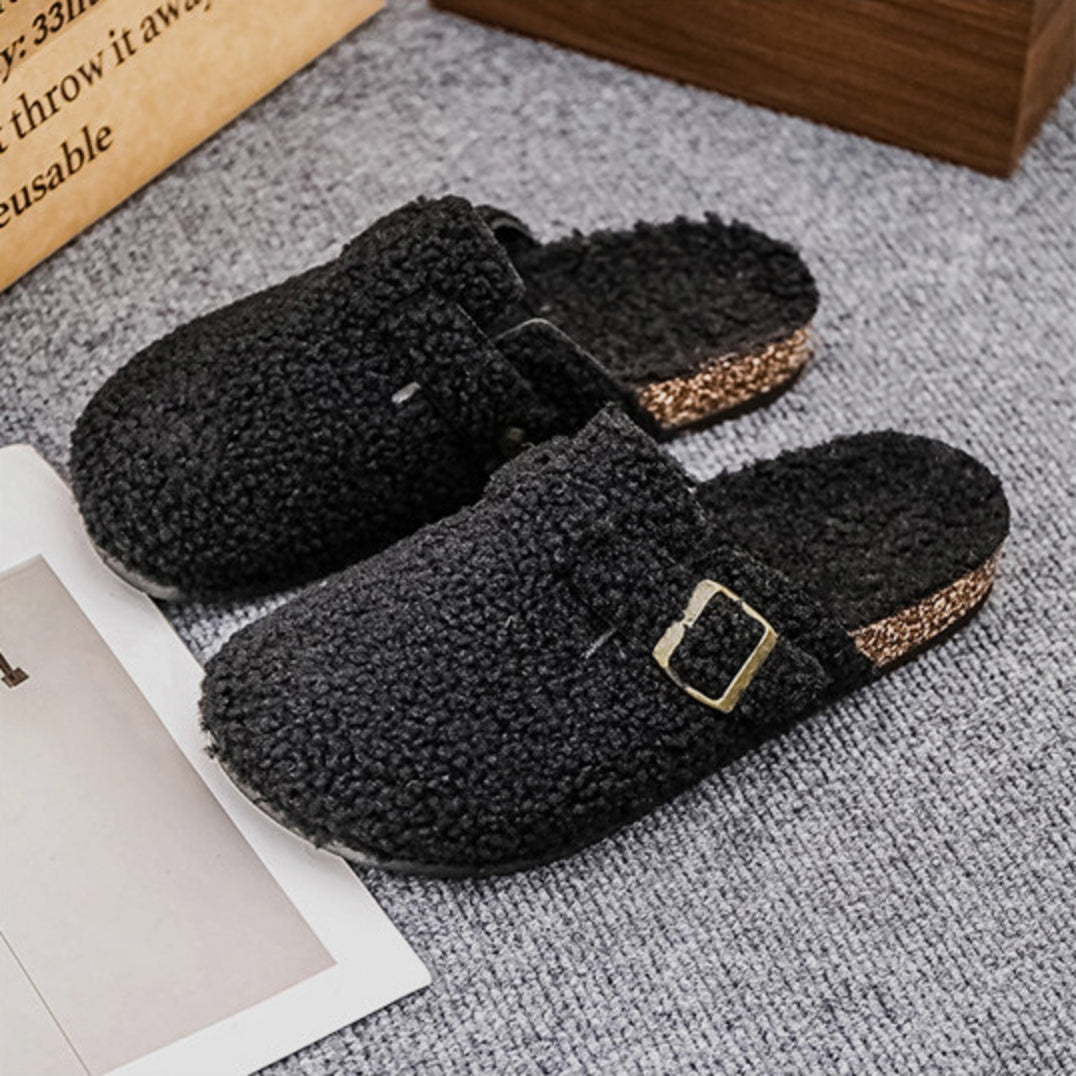 Thick Sole Cold-Protection Slip-On Shoes