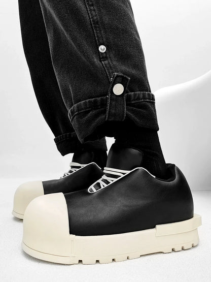 Oversized Platform High Top Sneakers