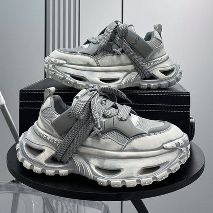 Chunky Platform Mesh Sneakers