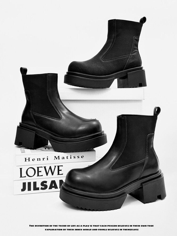 Chunky Platform Chelsea Boots