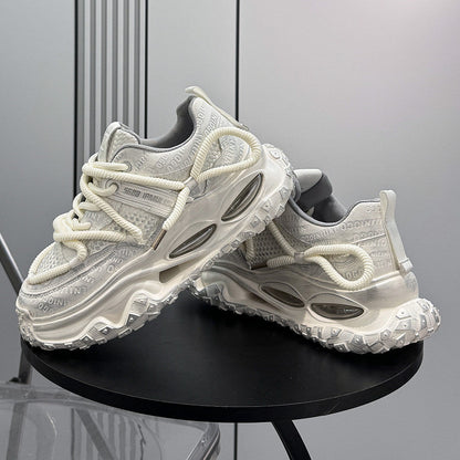 Thick-Sole Height-Increasing Dad Sneakers