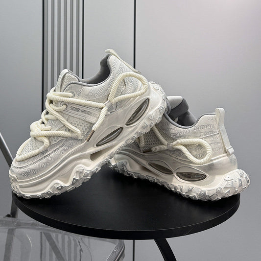 Thick-Sole Height-Increasing Dad Sneakers
