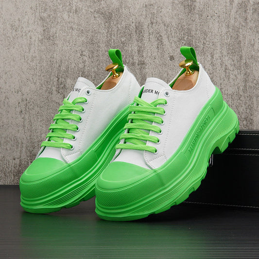 Lace Up Platform Thick Sole Sneakers