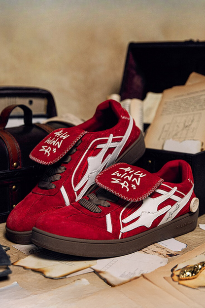 Red Velvet Dexter Sneakers
