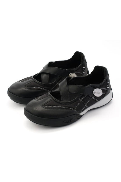 Silk Black Ballet Trainers