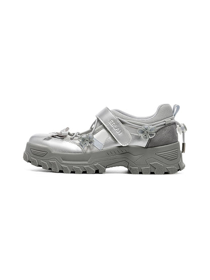 "Meadowlands" Hybrid Quick-Lace Velcro Ballet Trainer