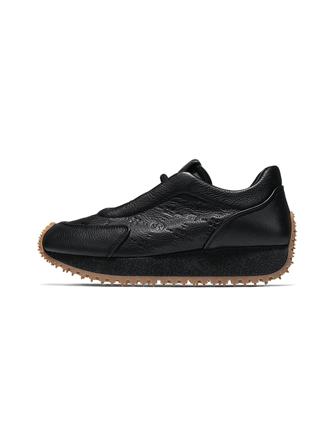 Black Retro Runner Chunky Sneakers