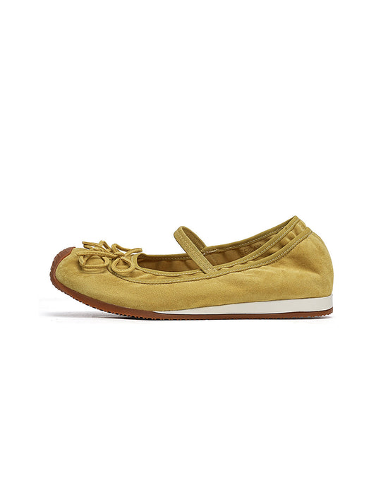 Bow Mary Jane Ballet Flats