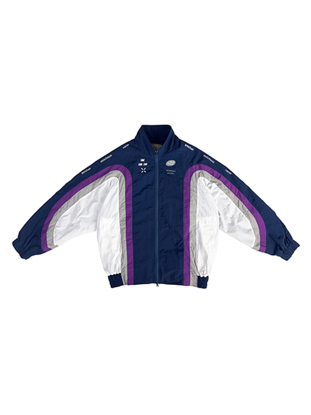 Racing Panel Padded Jacket Set