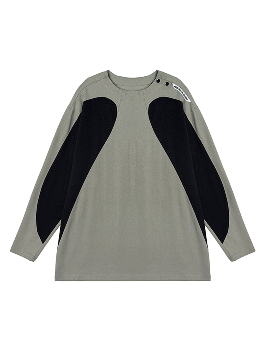 Distressed Crewneck Long Sleeve Sweatshirt