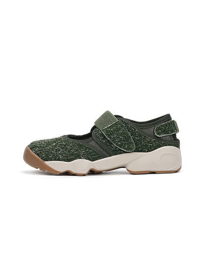 Mary Jane Shoes With Split Toes And Openwork