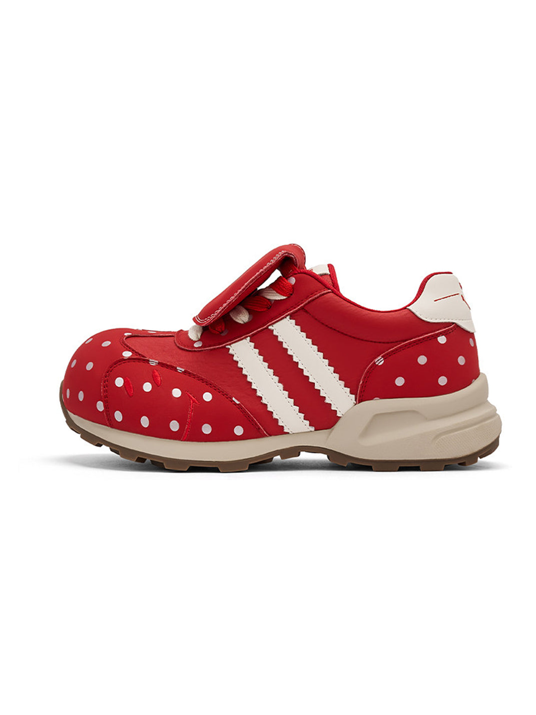 Black Mushroom Polka-Dot Casual Sneakers