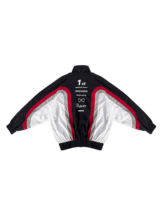 Racing Panel Padded Jacket Set