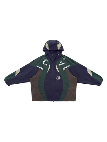 Racing Curve Panel Jacket & Pants Set