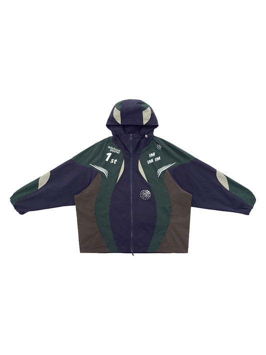 Racing Curve Panel Jacket & Pants Set