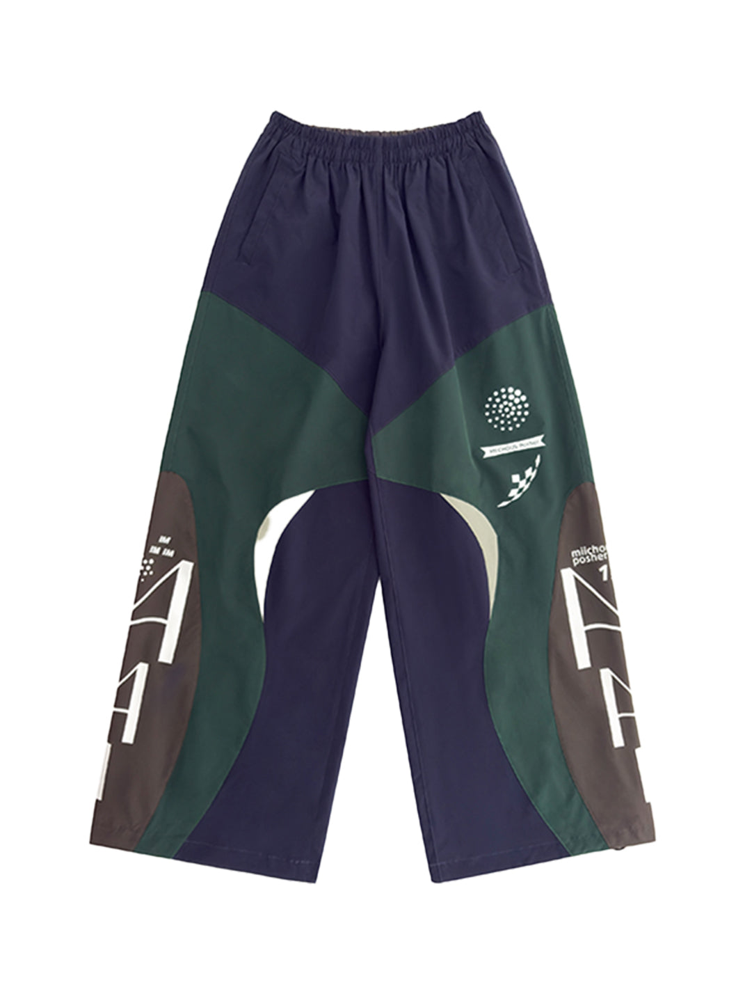 Racing Curve Panel Jacket & Pants Set