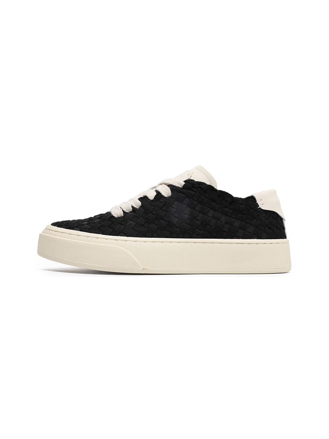 Woven Texture Platform Sneakers