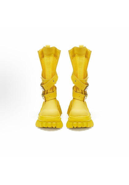 Yellow Desert Muse Platform Boots