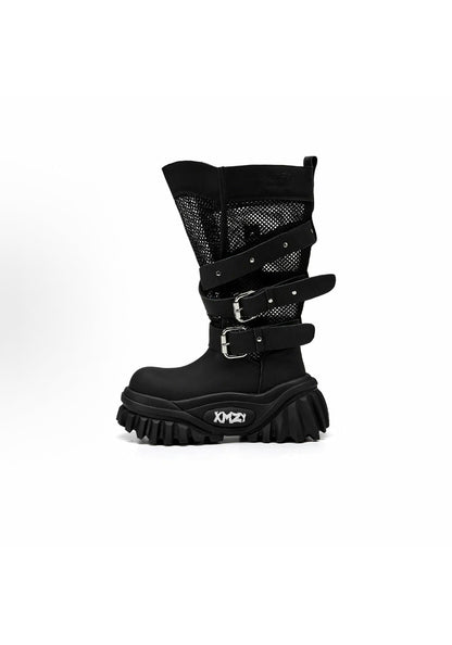 Black Desert Muse Platform Boots