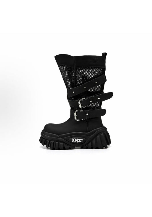 Black Desert Muse Platform Boots
