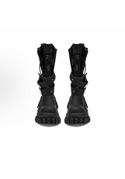 Black Desert Muse Platform Boots