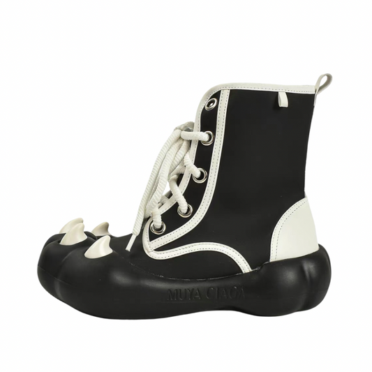 Line art design animal claw high-top sneakers  HL3247