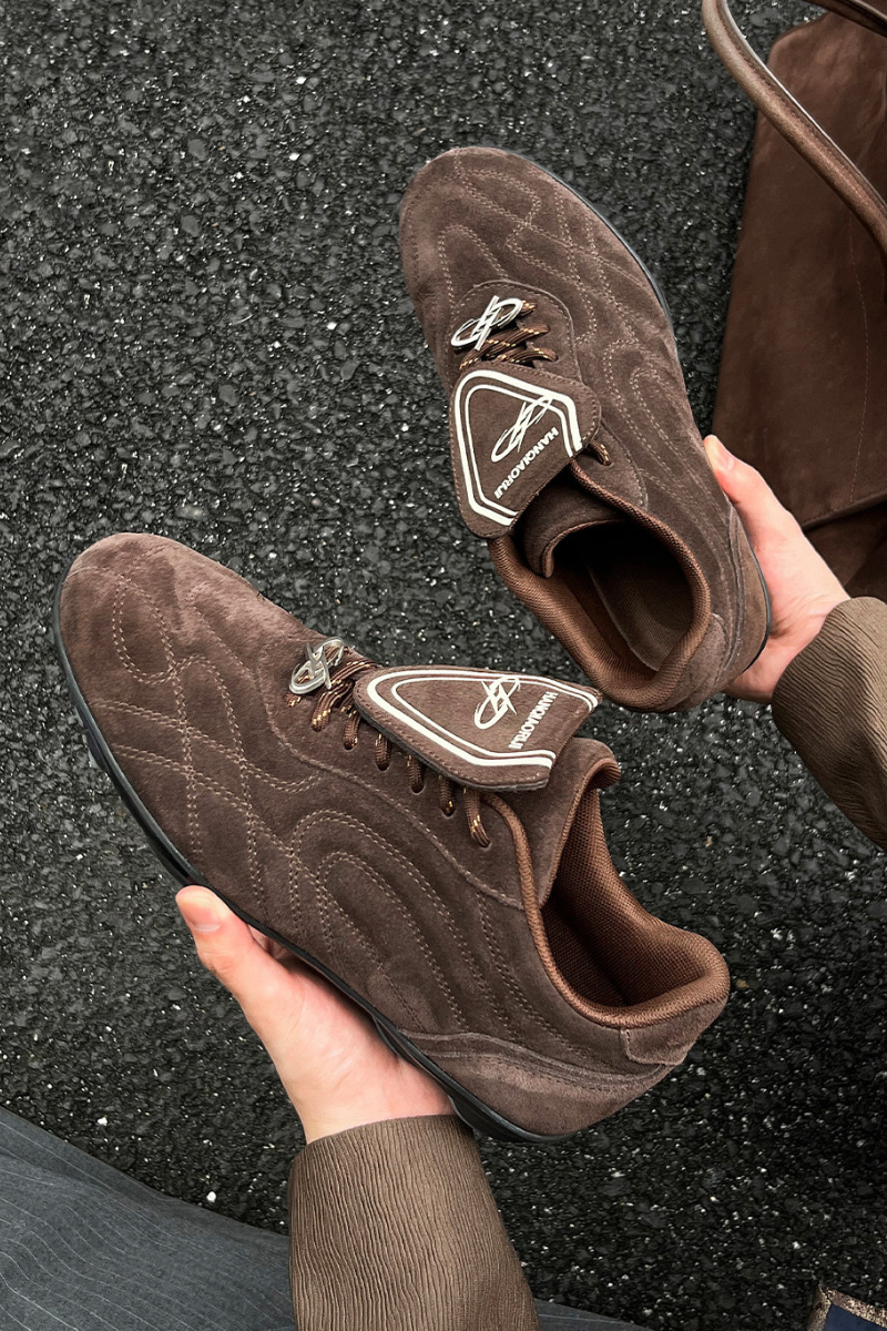 Racing German Trainer Sneakers