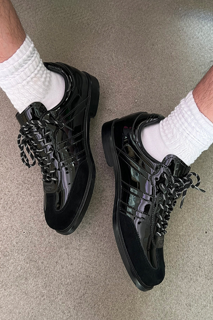 Patent Leather Trainer Sneakers