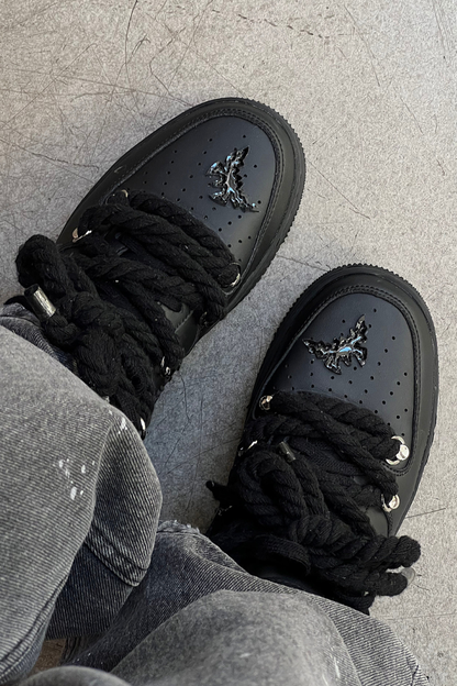Butterfly Platform Skate Sneakers