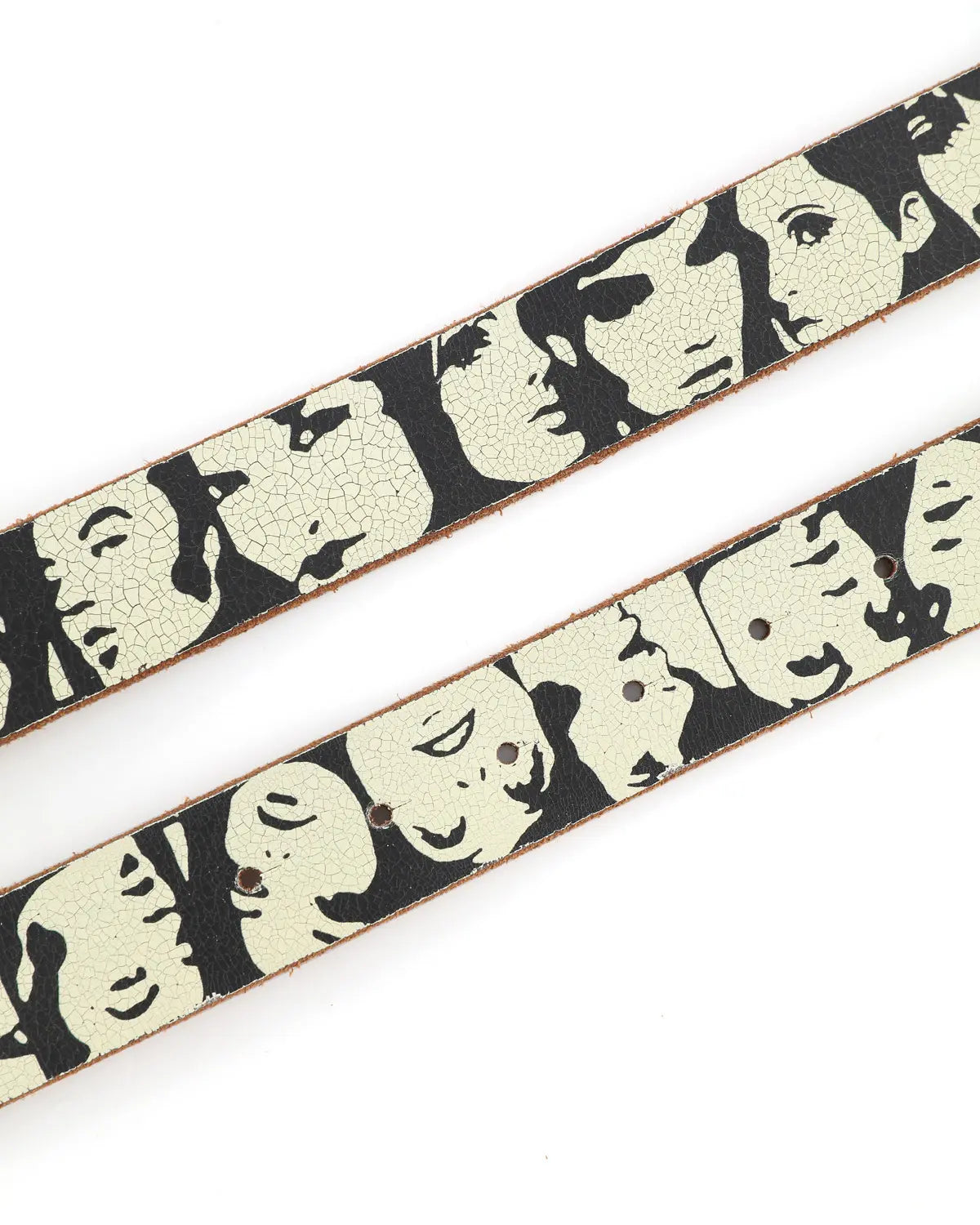 EMO Vintage Cracked Matte Belt (Brown)