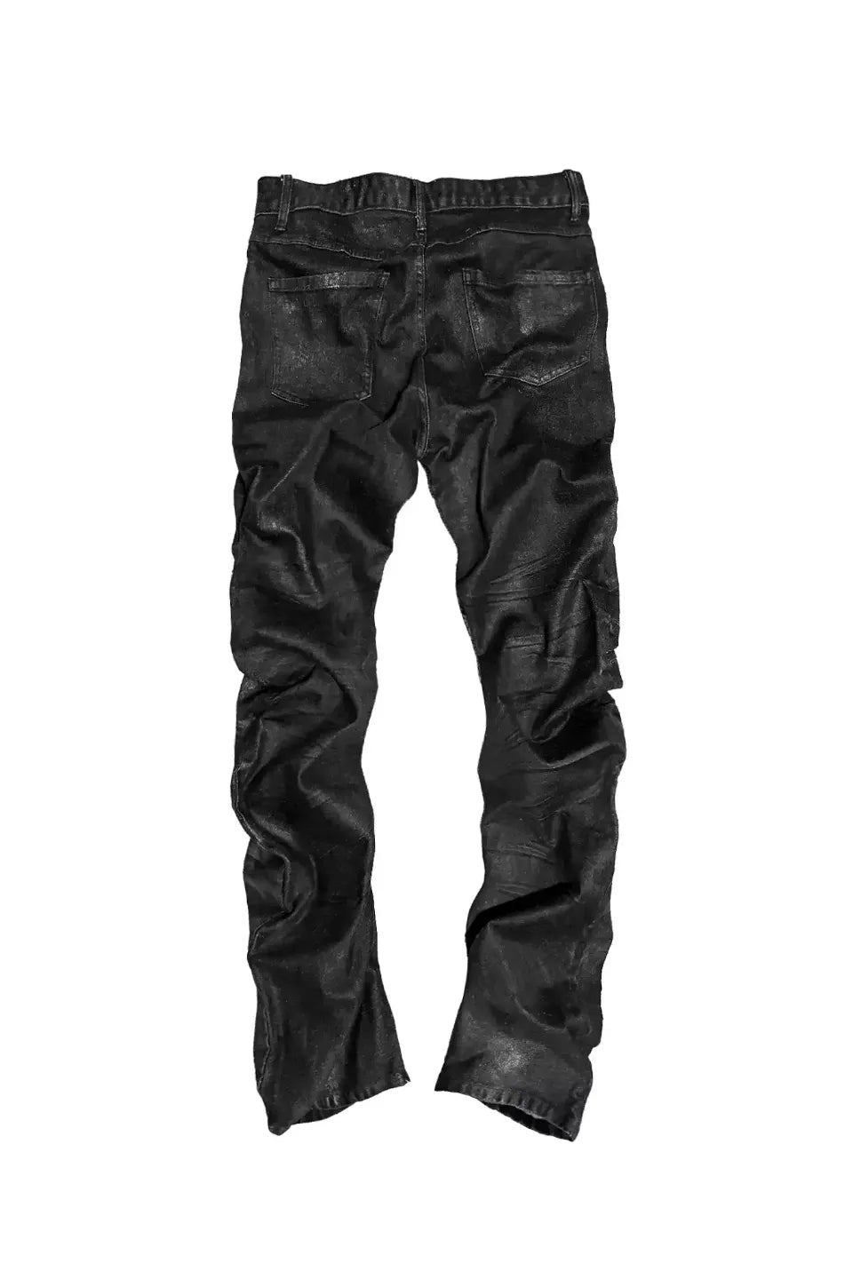 Waxed Seam Eyelet Rivet Banana Jeans