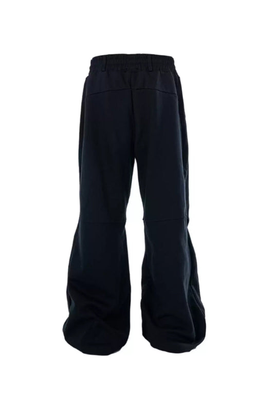 Wide Elasticized Skinny Waist Flared Sweatpants