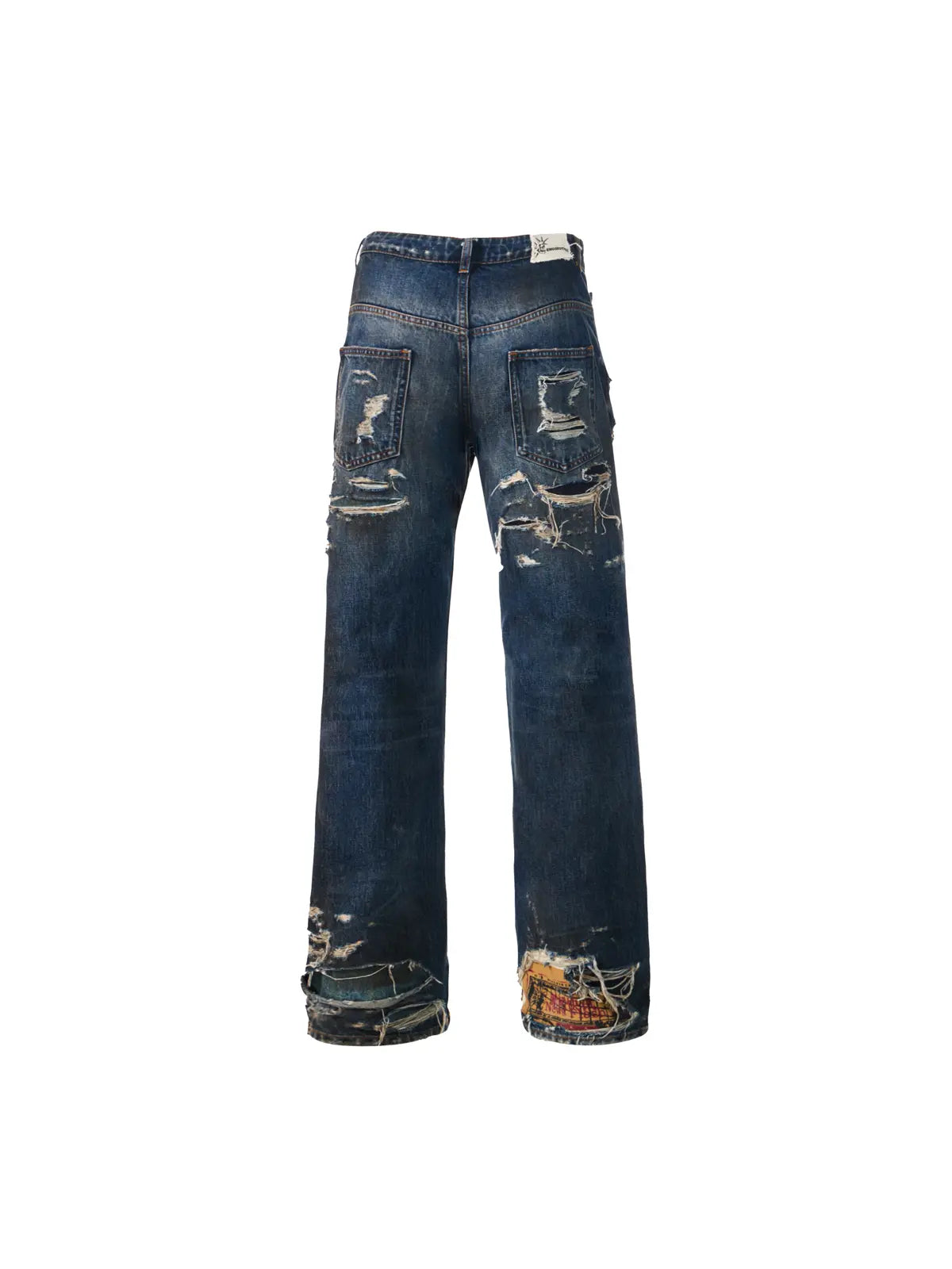 EMO "Shredded Truth" Vintage Straight Denim