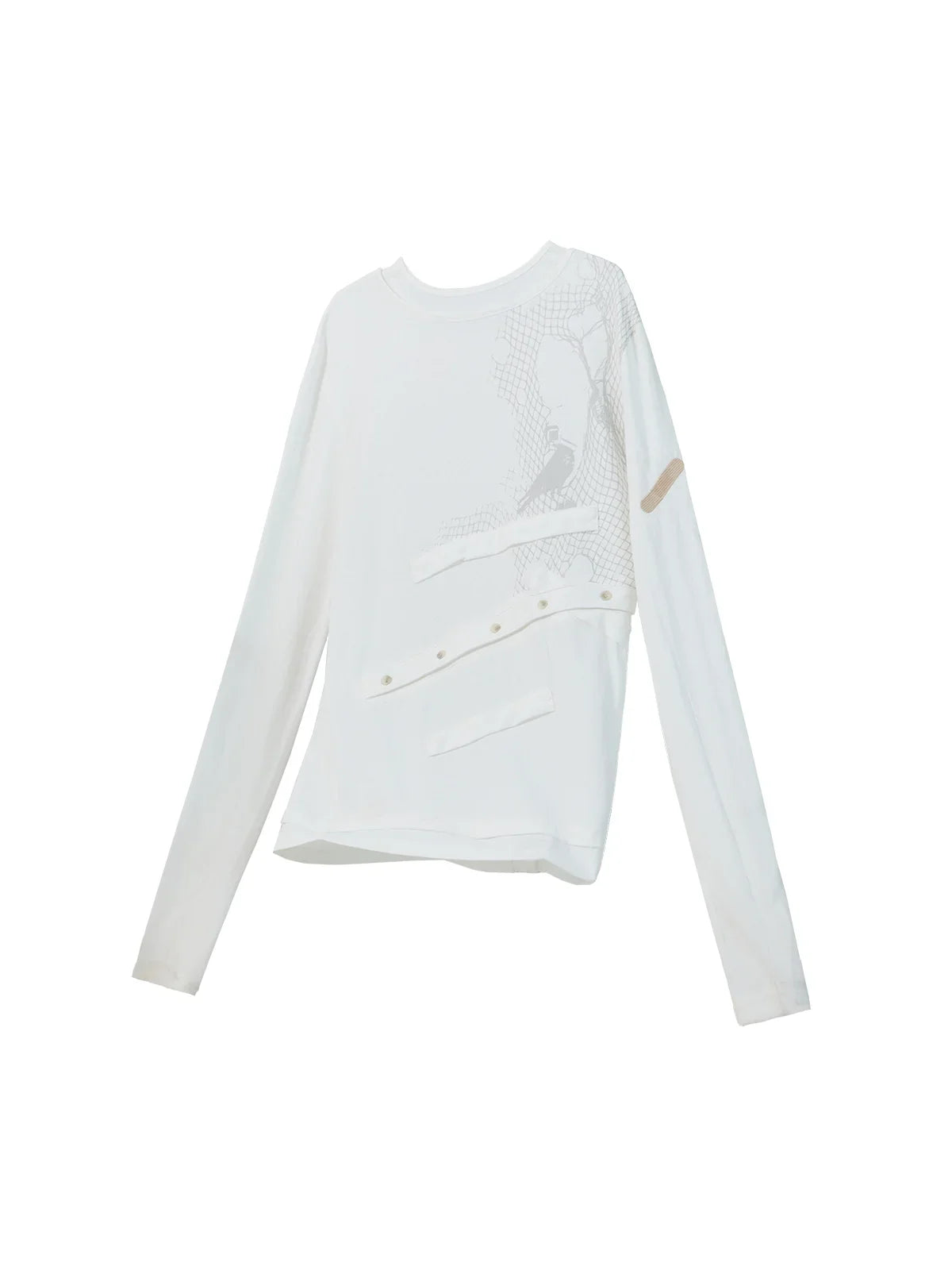 EMO "Digital Veils" Layered Tee