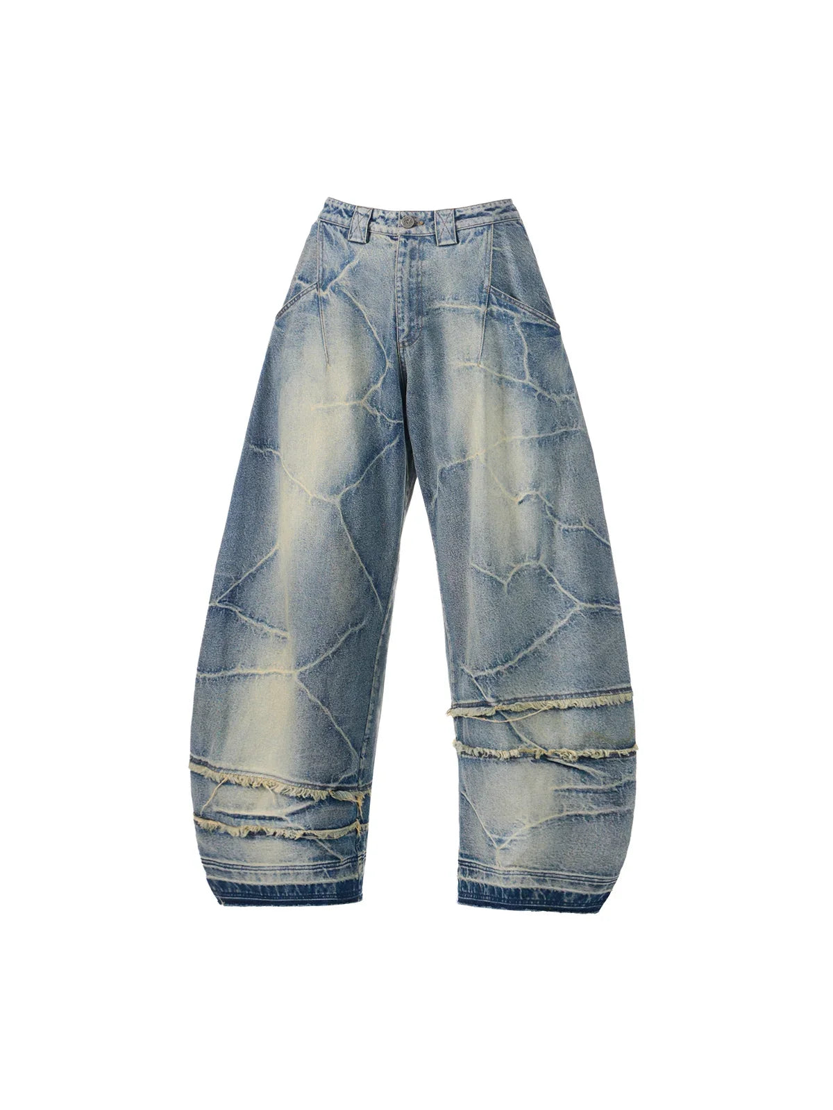 EMO "Circuit Burn" Curved Jeans