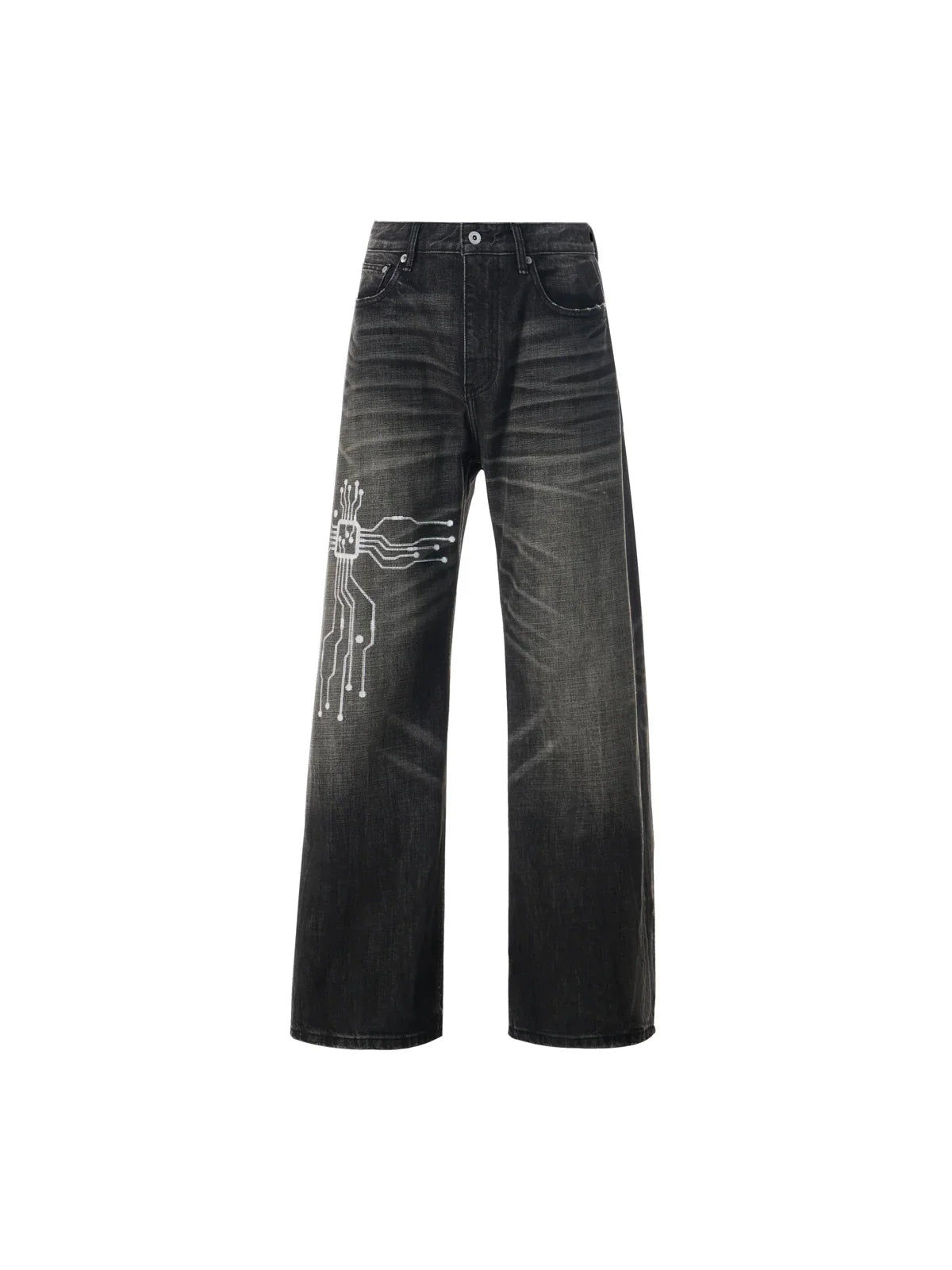 EMO "Digital Erosion" Straight Leg Jeans