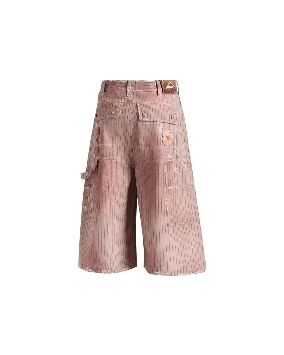 EMO “Acid Smiley” Washed Carpenter Shorts