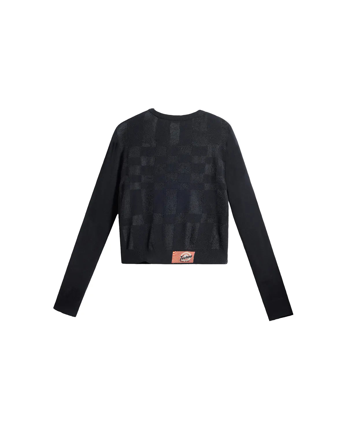 EMO “Techno Wash” Wool Blend Cardigan Black