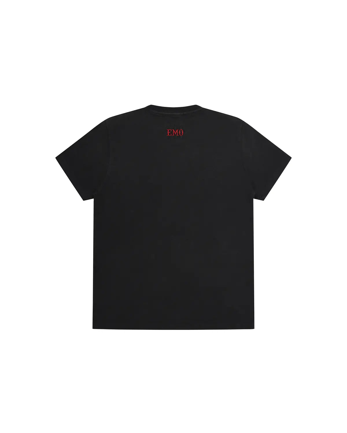 EMO 265g Faded Tiger Mirror Slim Tee Black
