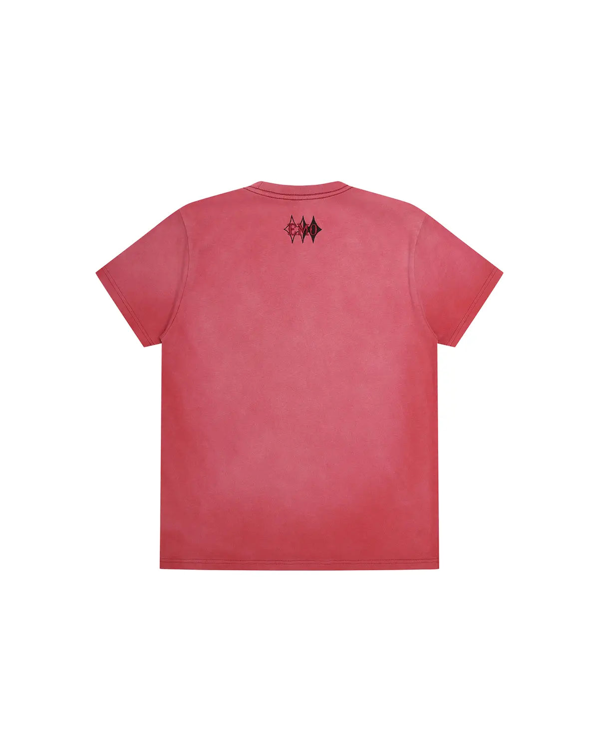 EMO 265g Faded Tiger Mirror Slim Tee Red