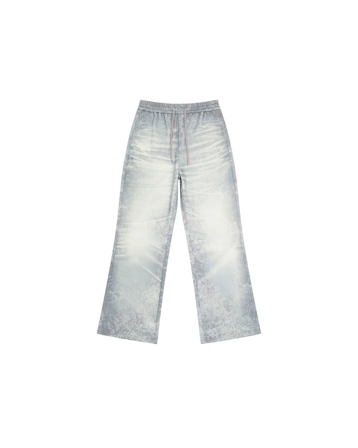 EMO Trompe-L'œil Print Sweatpants Blue